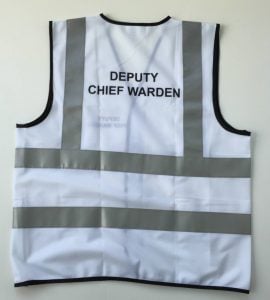 Fire safety vest