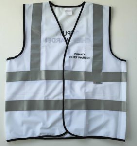 Fire safety vest